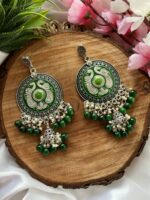 Meghna jhumka green