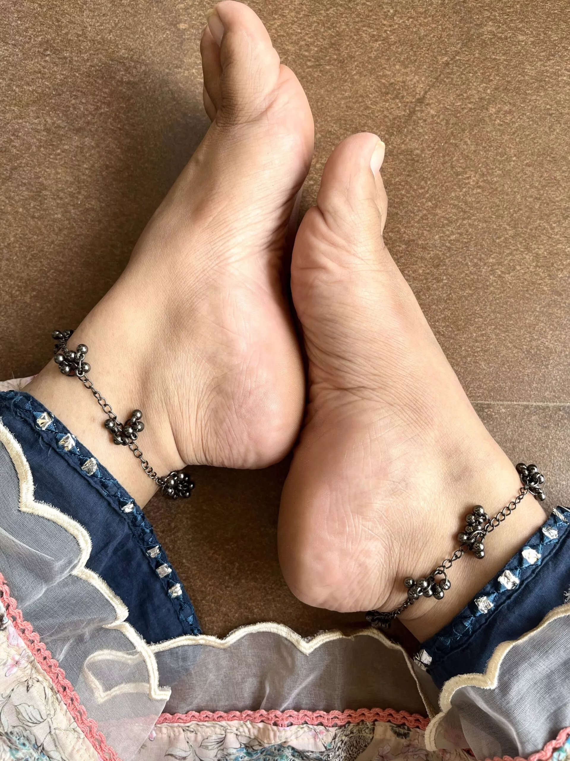 Black sleek anklets Black sleek anklets