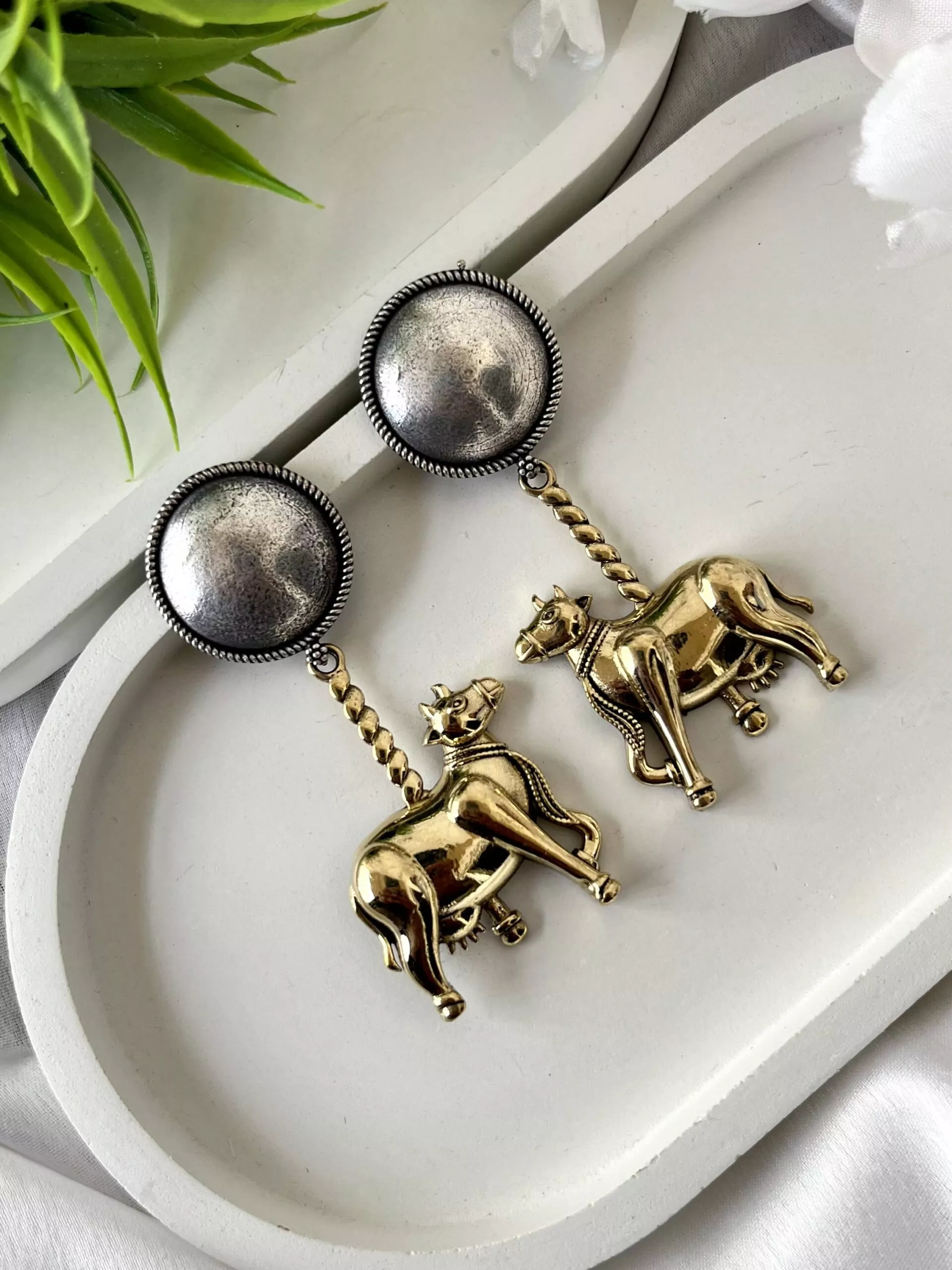 Pratigya Brass Earrings Pratigya Brass Earrings