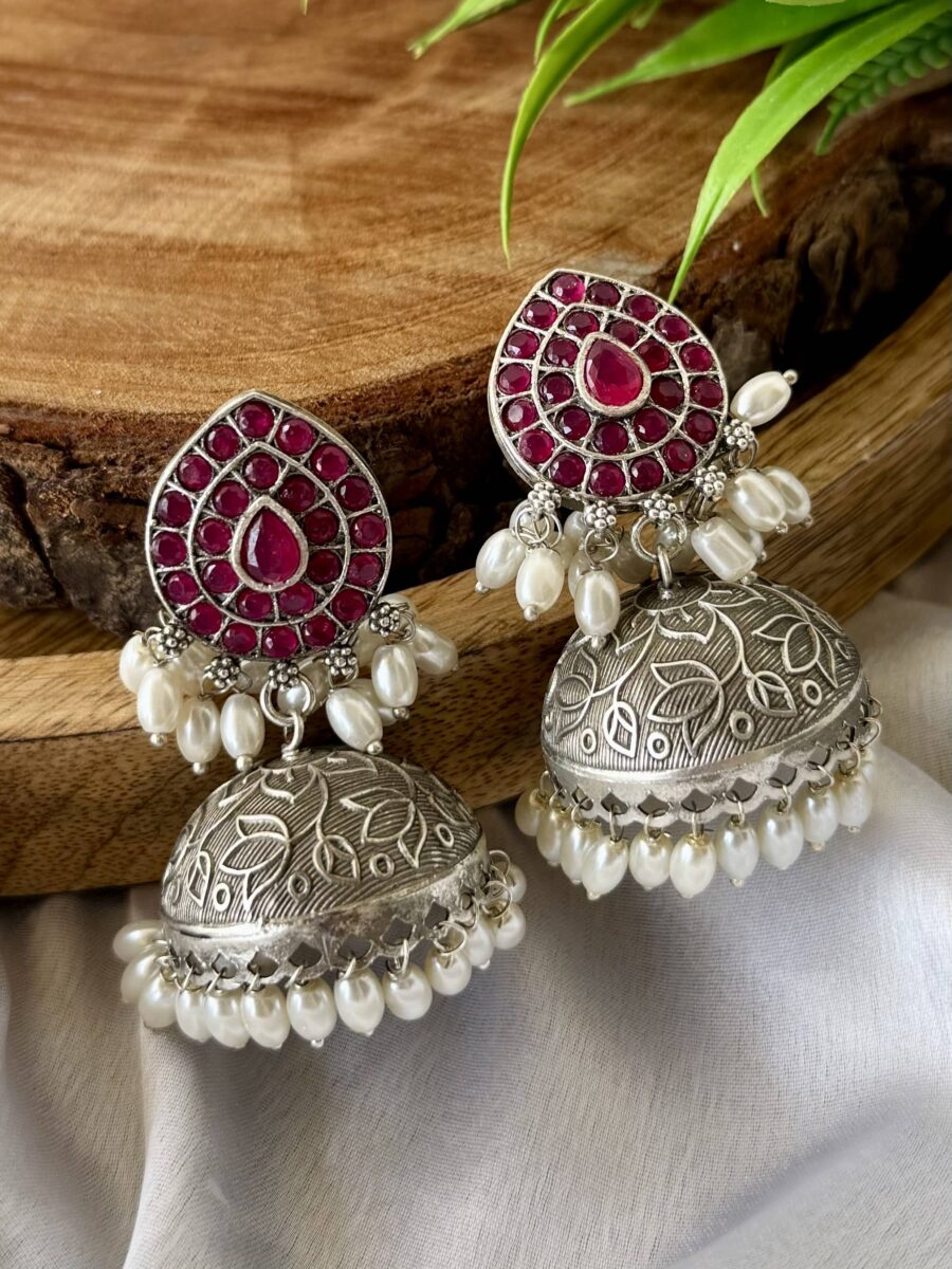 Imarat Earrings Ruby