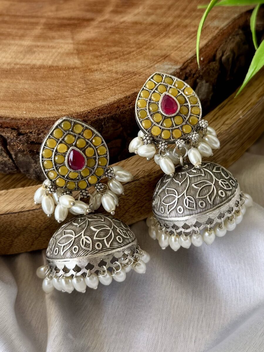 Imarat Earrings Yellow