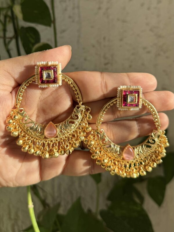 Mahawar Earrings Pink