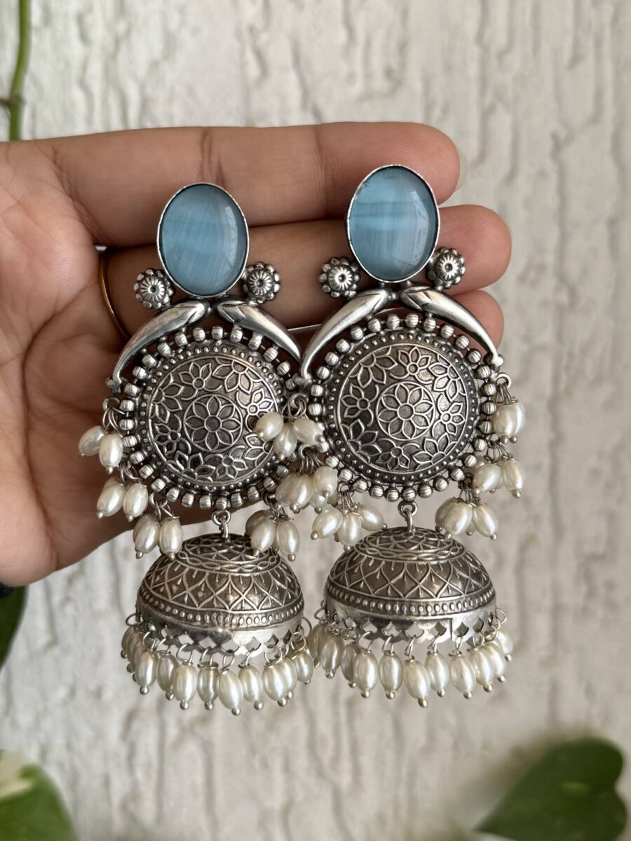 Moh Earrings Blue