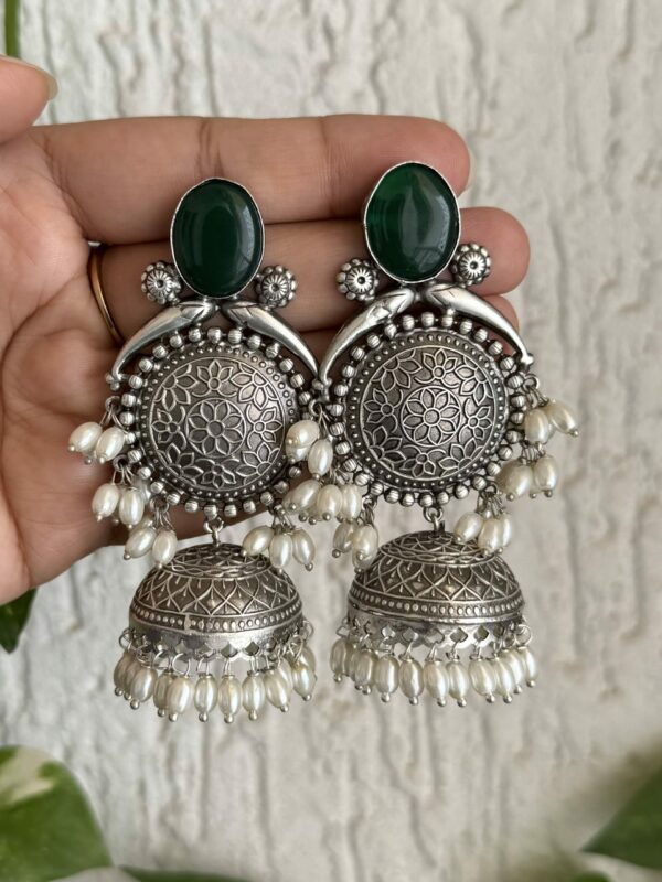 Moh Earrings Green