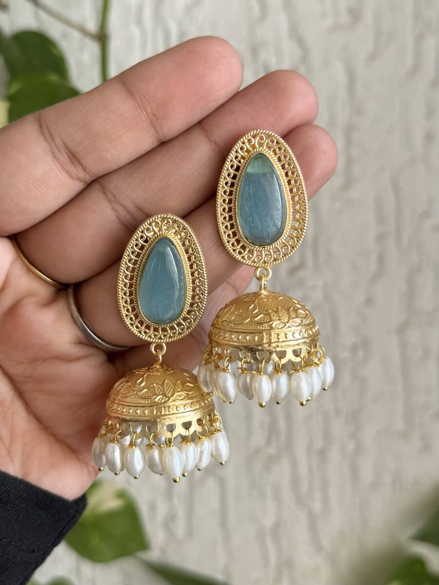 Soorat Earrings Blue
