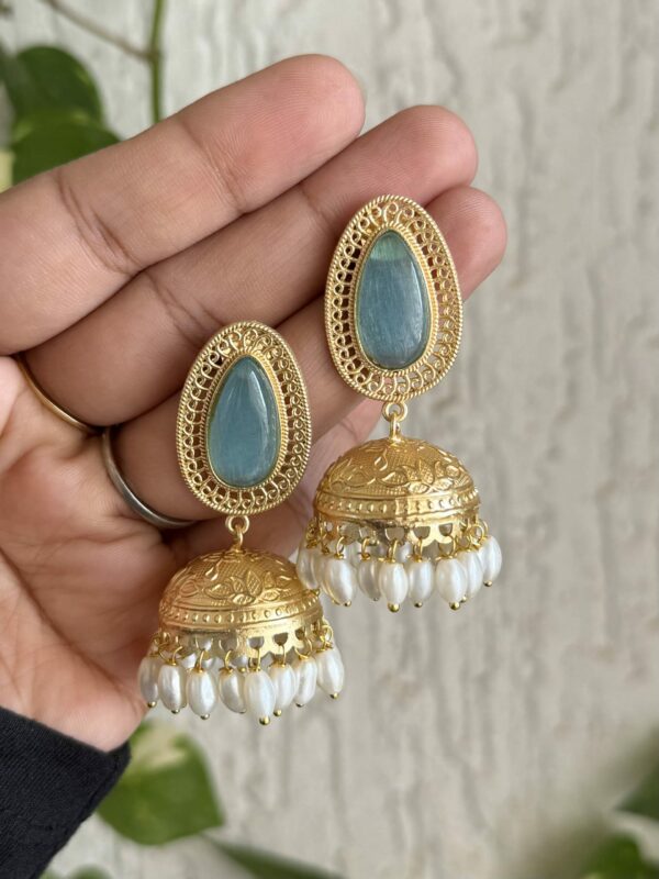 Soorat Earrings Blue