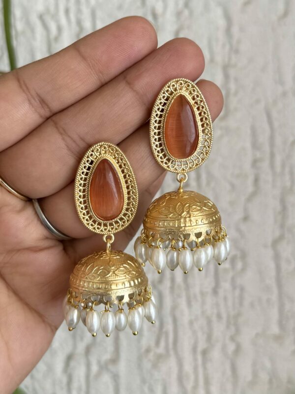 Soorat Earrings Orange