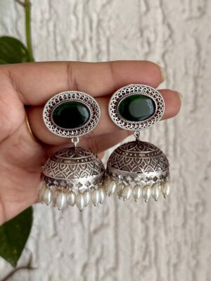 Pavitra Earrings Green