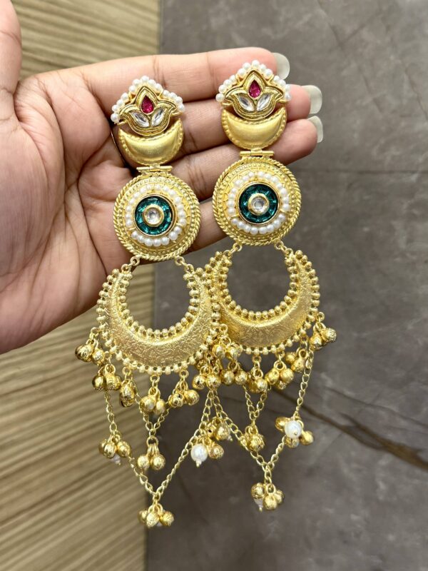 Aayat Earrings Green