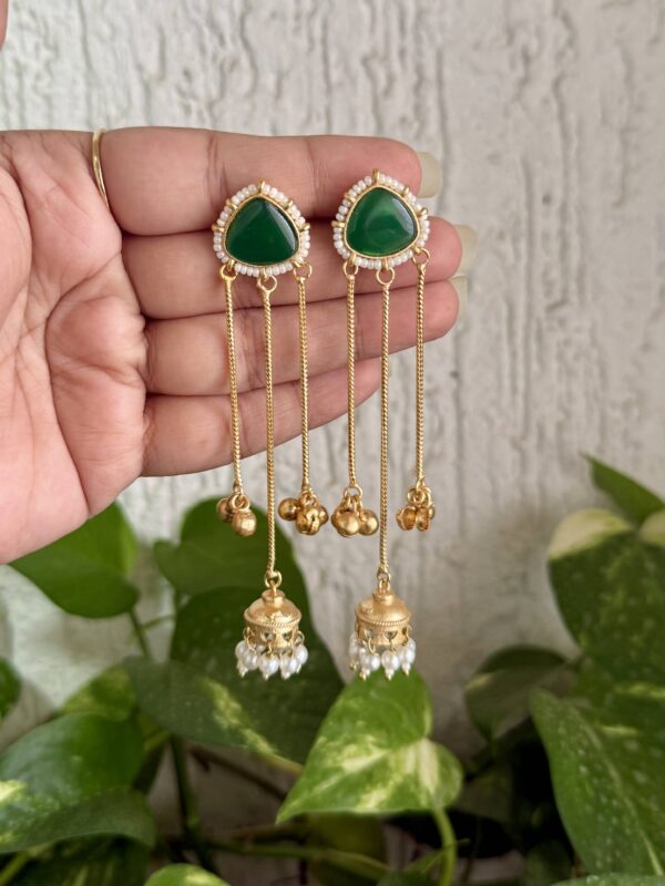 Prasanna Earrings Green
