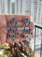 Vasu Brass Earrings Multi