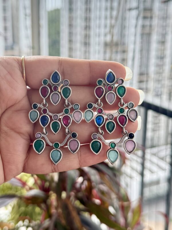 Vasu Brass Earrings Multi