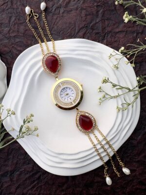 Kashmiri Watch Red