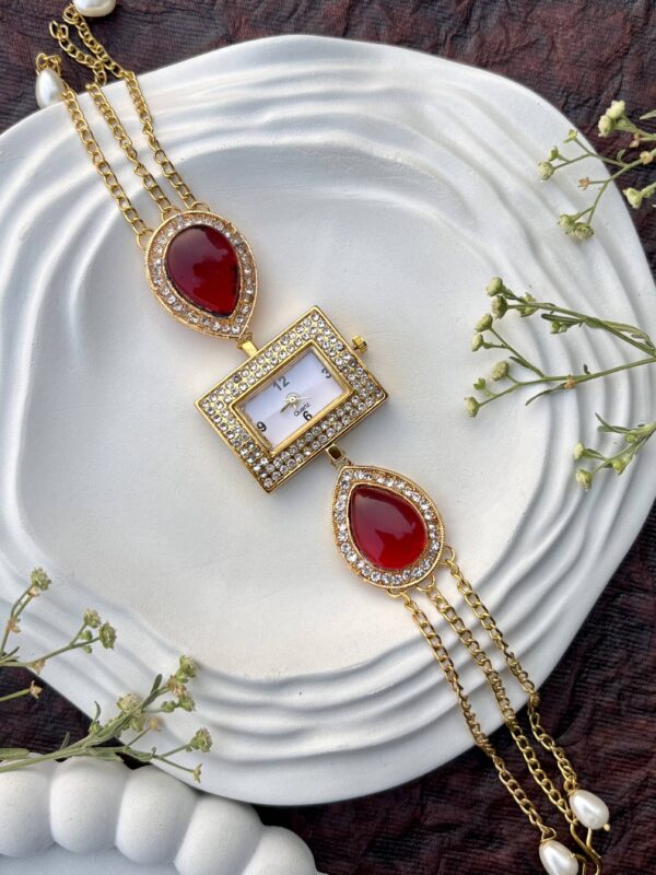 Kashmiri Watch Red