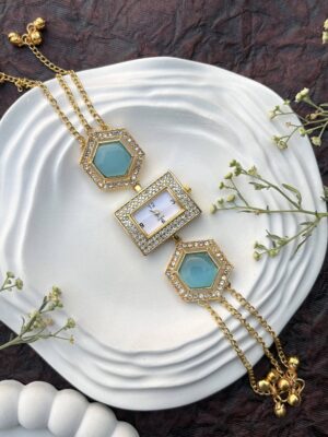 Kashmiri Watch Sky Blue