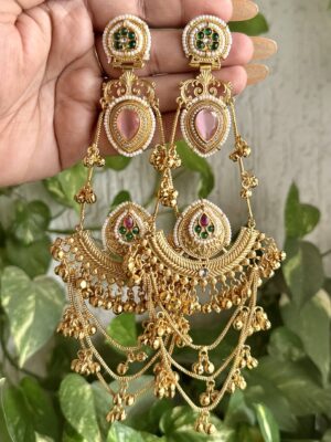 Maitali kashmiri earrings Pink