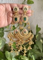 Maitali kashmiri earrings Green